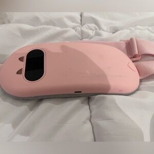 Pink portable heating pad